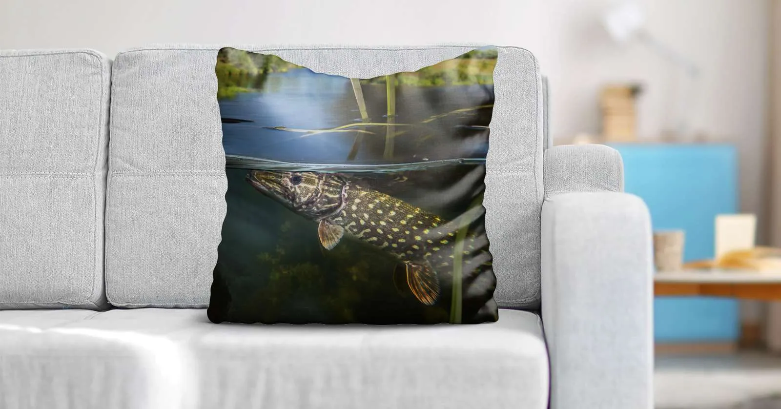 Angel Kissen – Pike Underwater – Bild 3